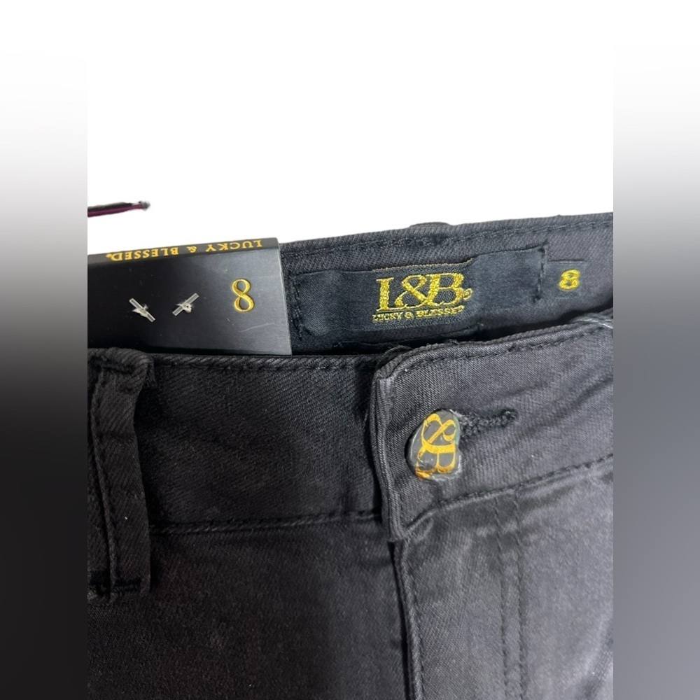 Lucky And Blessed Women's Skinny Sequin Patches Jeans View 4